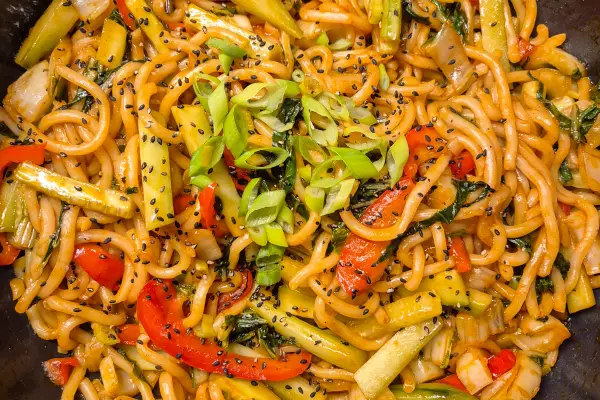 Spicy gojuchang noodles