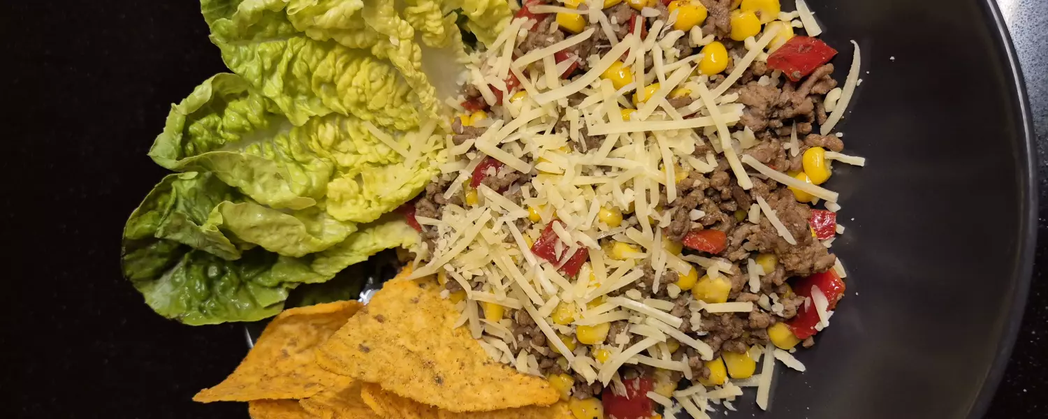Simpele nacho bowl